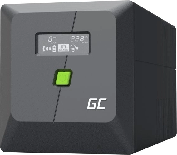 UPS Green Cell 1000 VA 700 W con onda sinusoidal pura y LCD