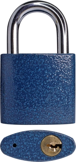 Candado STAR 38 mm, azul, 3 llaves