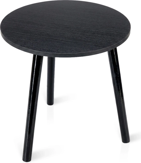 Mesa de centro redonda negra Trends4You 40 × 40 × 41 cm