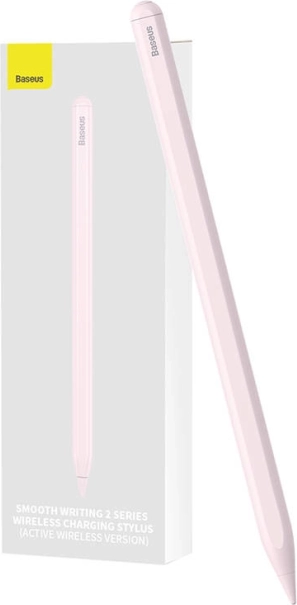 Stylus de carga inalámbrica Baseus Smooth Writing para teléfono/tablet (rosa)