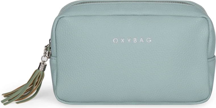 Neceser de cuero EMILY en color menta