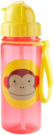 Vaso con pajita Skip Hop Zoo mono 385 ml