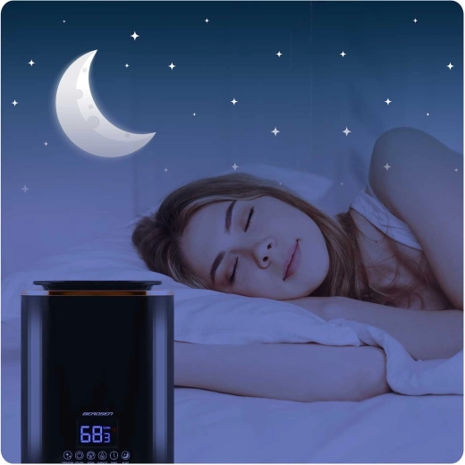 Modo nocturno silencioso y control cómodo