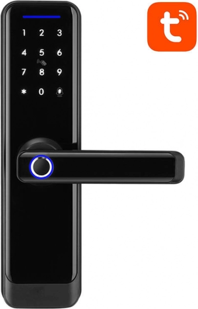 Cerradura digital inteligente Avatto ZigBee negra
