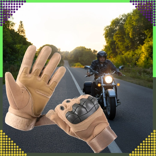 Puño ajustable y dedos táctiles