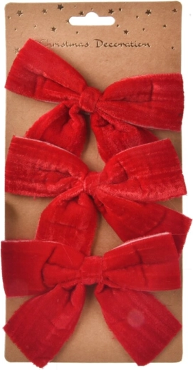 Lazo rojo de poliéster – set de 3 uds
