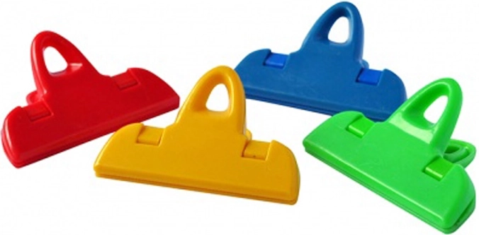 Clips de plástico para bolsas TORO, 4 uds