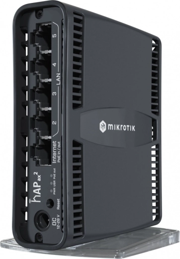 Router Mikrotik hAP ax2 Wi‑Fi 6 de doble banda