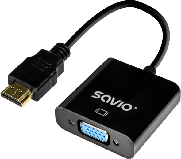 Adaptador HDMI a VGA Savio AK-75