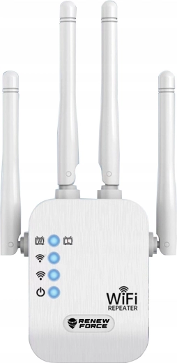 Amplificador Wi-Fi Renew Force de 1200 Mb/s con 4 antenas