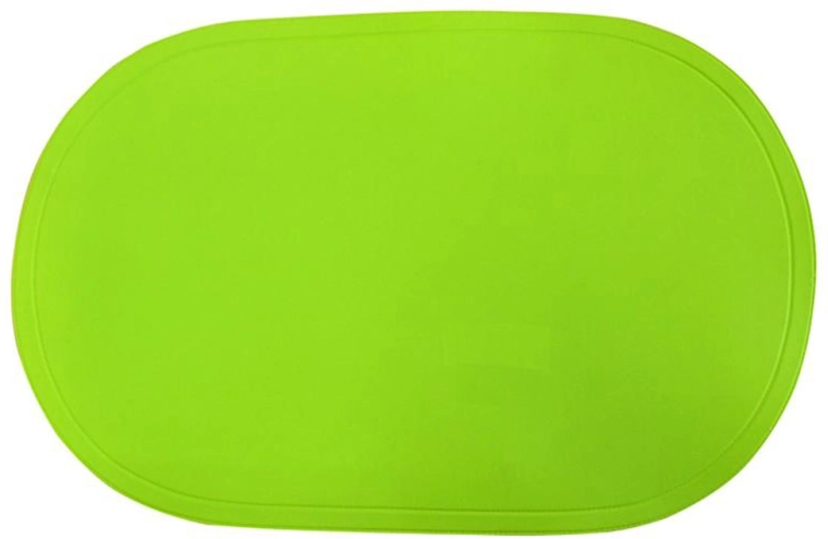 Mantel individual ovalado de plástico TORO 29 × 44 cm verde