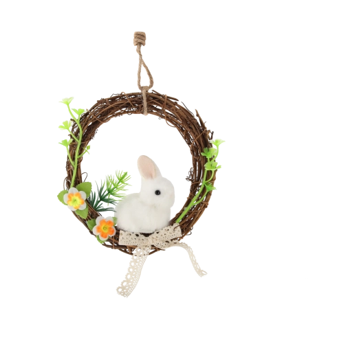 Adorable conejito como punto focal de la decoración