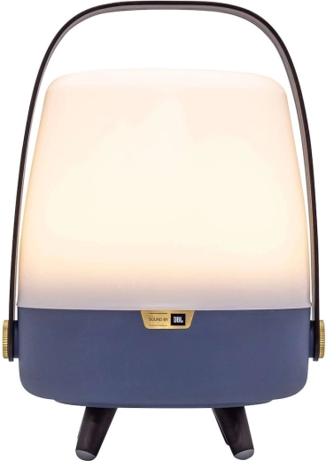 Lámpara portátil con altavoz Kooduu Lite-up Play Mini azul océano