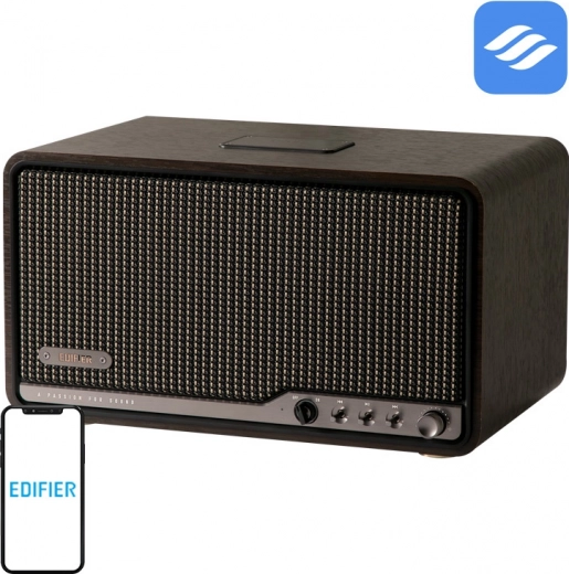 Edifier S300 altavoz inalámbrico nogal negro