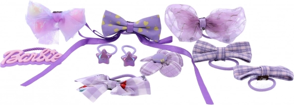 Set de accesorios para el cabello – colección morada BARBIE, 10 uds.
