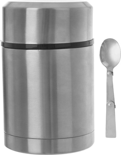 Termo de comida de acero inoxidable 650 ml con cuchara plegable ORION