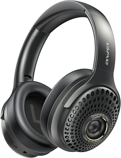 Auriculares inalámbricos supraaurales AWEI AT30 Bluetooth 6.0 negros