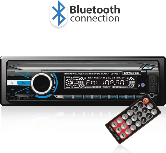 Autorradio CARGUARD con Bluetooth, USB y radio FM