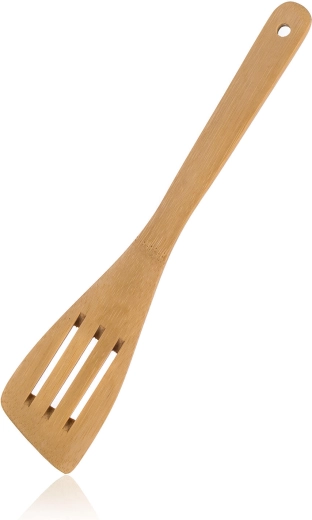 Espátula de bambú 30 cm BRILLANTE BAMBOO