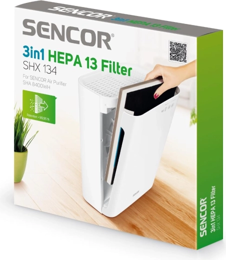Filtro HEPA 13 Sencor SHX 134 para purificador de aire SHA 8400WH