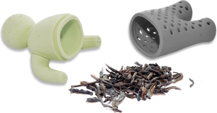 Filtro perforado para té a granel