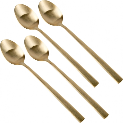 Elegante acabado dorado satinado