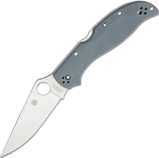 Navaja de bolsillo Spyderco Stretch 2 XL 10 cm, satinado, G10 gris