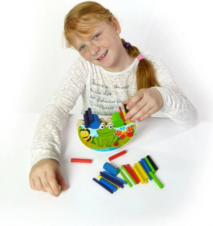 Juego de equilibrio motriz ranita HESS