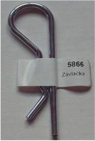Pasador elástico en forma de J 3,0 galvanizado