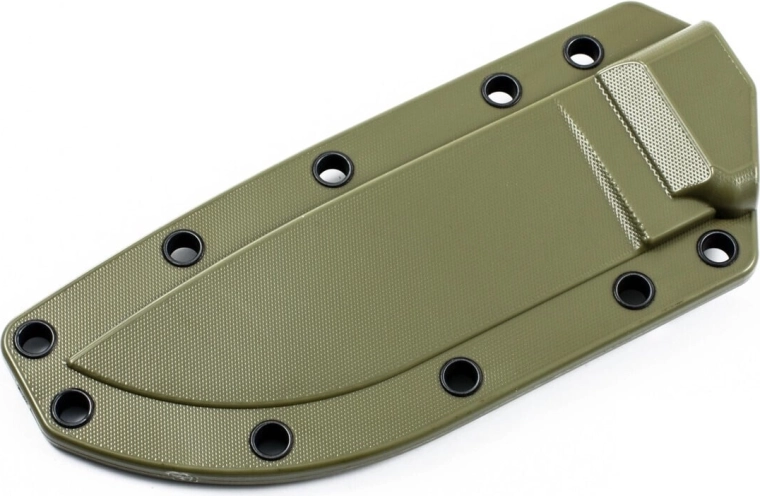 Funda de plástico ESEE para cuchillo Modelo 4, verde oliva