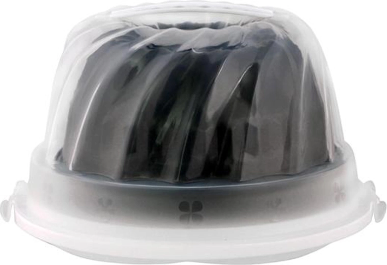 Molde para bizcocho tipo bundt con bandeja y tapa 24,5 × 10,5 cm