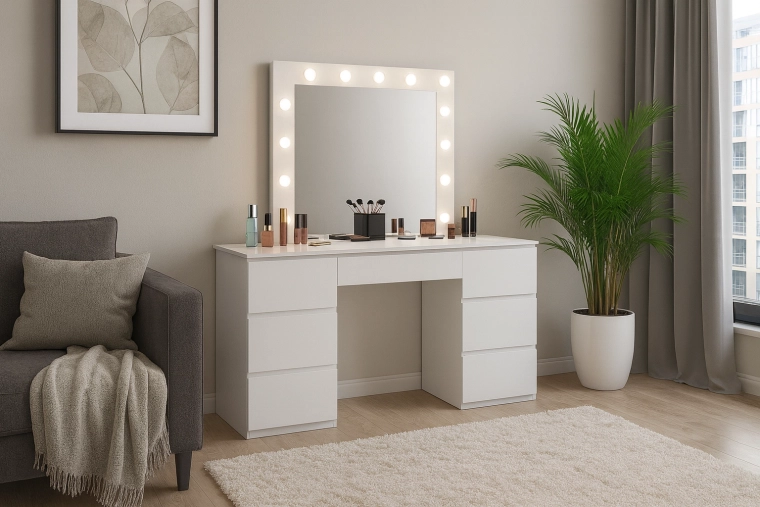 Diseño blanco moderno para cualquier interior