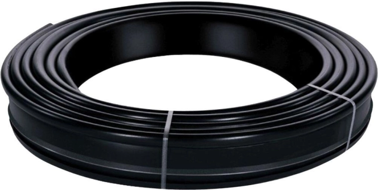 Borde para césped Garden Diamond 11,5 cm × 6 m negro