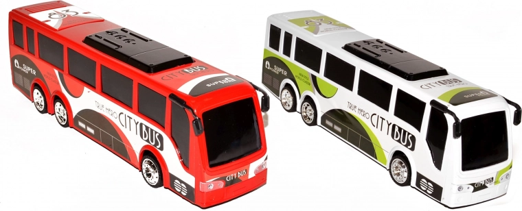 Autobús de plástico 35 cm – 2 colores