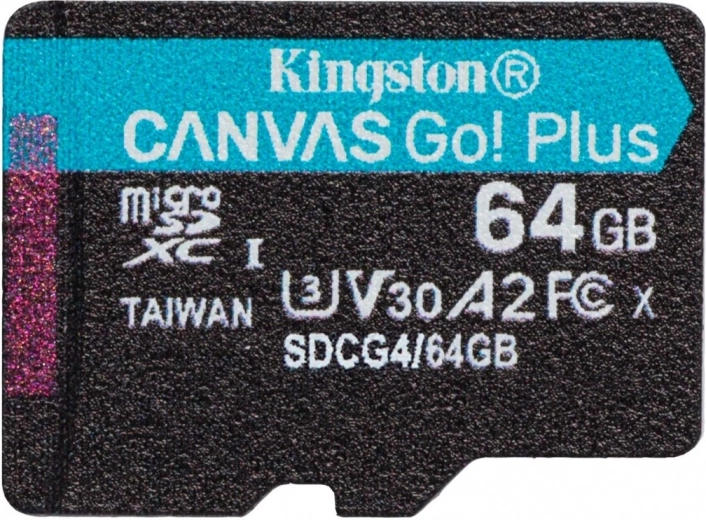 Tarjeta de memoria microSD 64GB Canvas Go! Plus 200MB/s