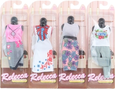 Ropa de moda para muñeca – Mezcla Relecca (12,5 × 5,5 cm)