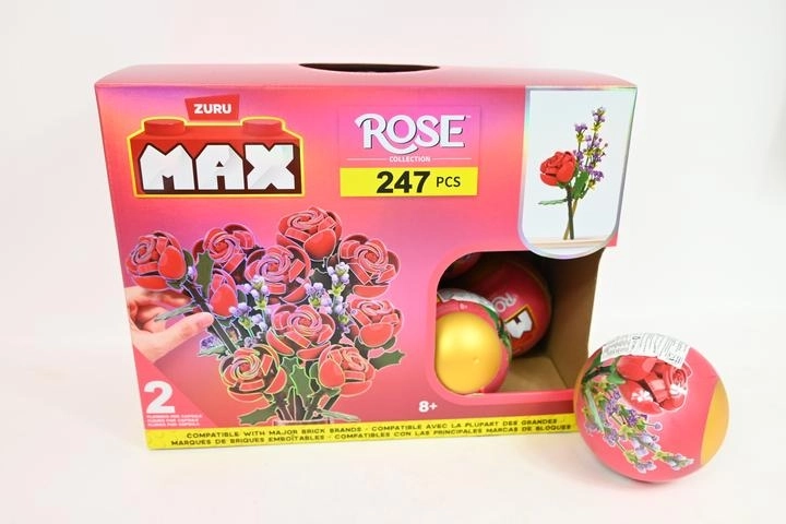 ZURU MAX-MAS flores en bola – set de rosa y lavanda