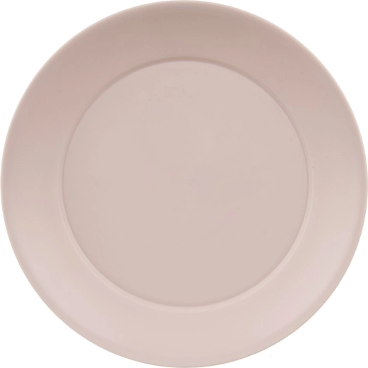 Plato llano de plástico Sandy rosa viejo 23,5 cm