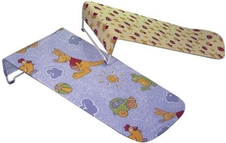 Hamaca de baño para bebé 50 × 26 cm, funda textil, surtido de diseños