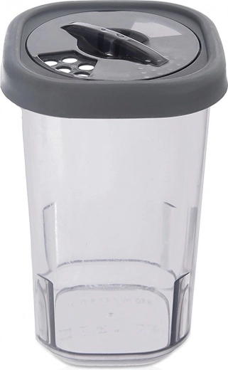 Bote para especias con tamiz y dosificación ajustable 320 ml