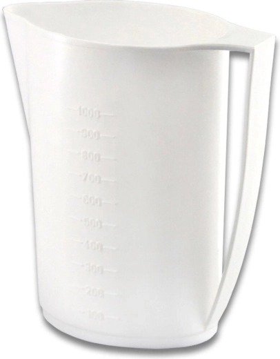 Jarra para leche en bolsa 1 l, plástico, colores surtidos