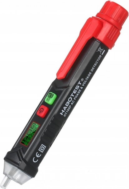 Probador de tensión sin contacto HABOTEST HT100P con LCD y linterna