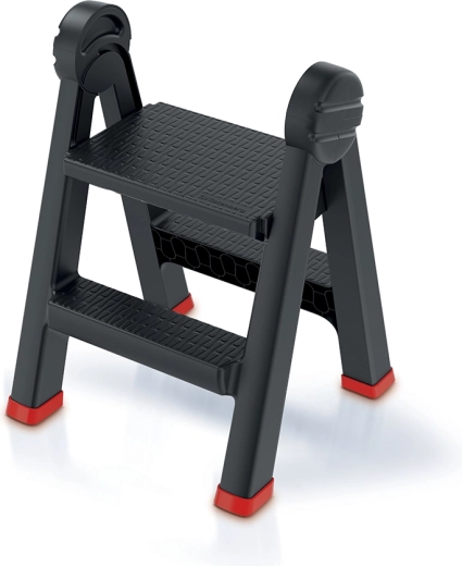 Escalera Titan Ladder de doble cara 2x2 peldaños, plegable, 150 kg