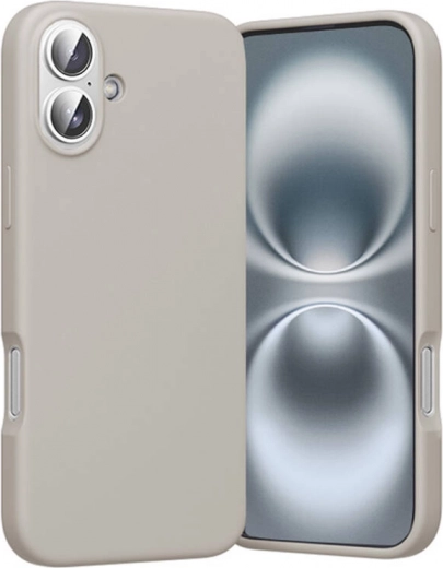 Funda de silicona Vention para iPhone 16 con MagSafe, gris