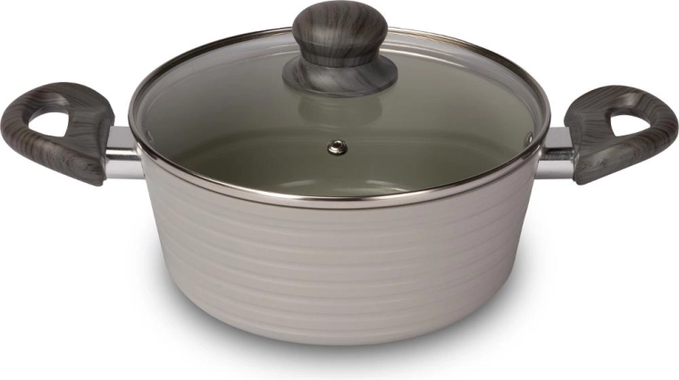 Cacerola Lamart Stripe con tapa, 20 cm