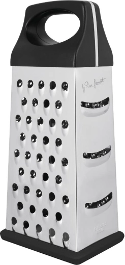 Rallador de acero inoxidable de cuatro caras Lamart Rape, 26 cm
