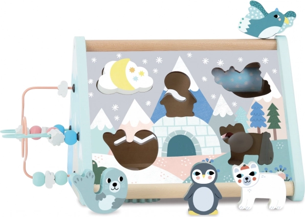 Juguete de actividad de madera Reino invernal Michelle Carlslund