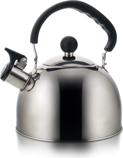 Tetera silbadora de acero inoxidable BRAGA 2 l