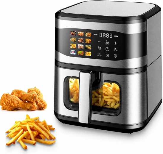 Freidora de aire (Air fryer) 8 l 1700 W con 12 programas