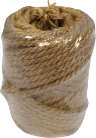 Cuerda de yute 23 m 200 g marrón natural